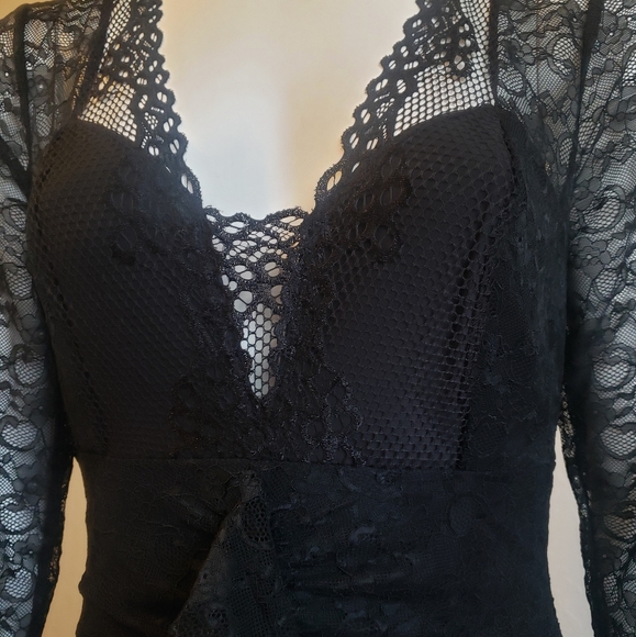 Guess Black Lace Dress - Picture 5 of 8